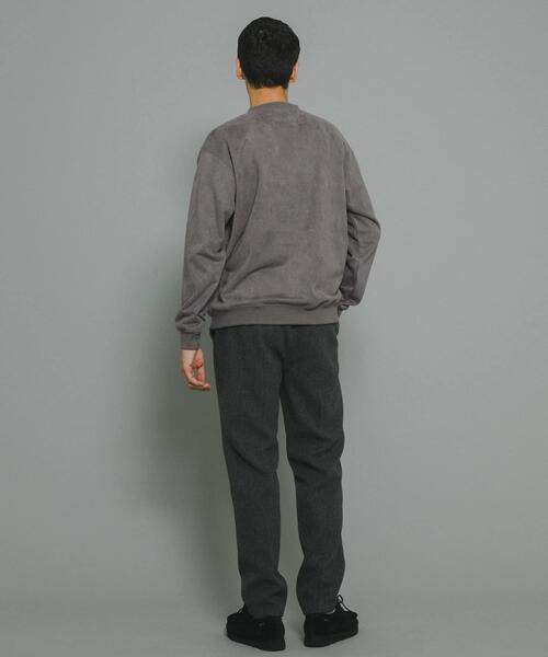 URBAN RESEARCH Sonny Label（アーバンリサーチサニーレーベル）の「フェイクスウェード裏起毛プルオーバー（スウェット・メンズ・チャコールグレー/ブルー/ベージュ系その他・MEDIUM/LARGE/X-LARGE）」の13枚目の写真