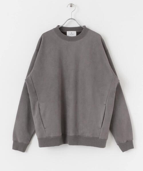 URBAN RESEARCH Sonny Label（アーバンリサーチサニーレーベル）の「フェイクスウェード裏起毛プルオーバー（スウェット・メンズ・チャコールグレー/ブルー/ベージュ系その他・MEDIUM/LARGE/X-LARGE）」の17枚目の写真