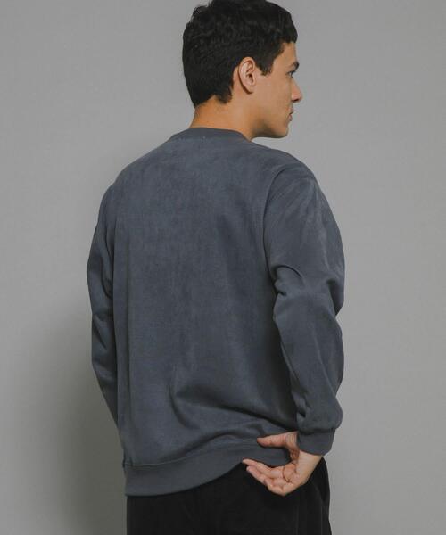 URBAN RESEARCH Sonny Label（アーバンリサーチサニーレーベル）の「フェイクスウェード裏起毛プルオーバー（スウェット・メンズ・チャコールグレー/ブルー/ベージュ系その他・MEDIUM/LARGE/X-LARGE）」の22枚目の写真