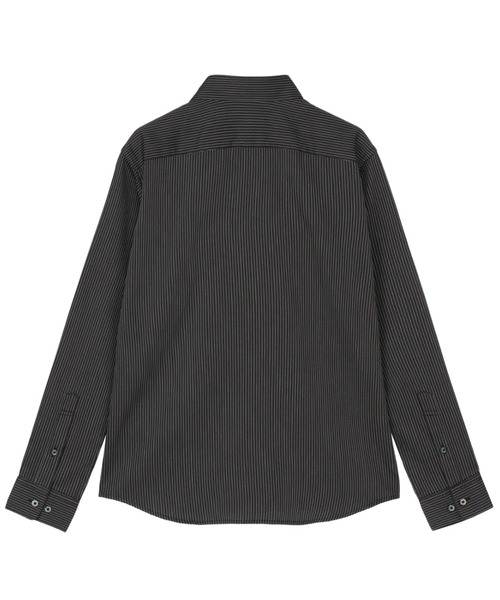 TOKYO SHIRTS（トウキョウシャツ）の「デザインカジュアル長袖シャツ ボタンダウン（ポロシャツ・メンズ・ブラック・L/S/M/LL）」の4枚目の写真