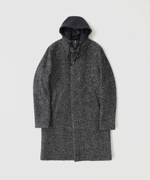 HERNO(ヘルノ) メランジツイルドッキングフーデッドコート