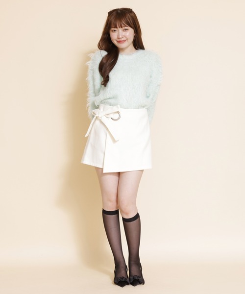 REDYAZEL（レディアゼル）の「シャギーニット（ニット/セーター・レディース・オフホワイト/ブルー/ミント・FREE）」の17枚目の写真