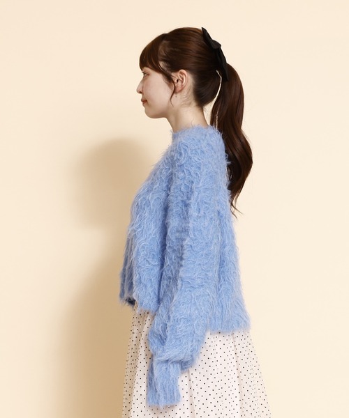 REDYAZEL（レディアゼル）の「シャギーニット（ニット/セーター・レディース・オフホワイト/ブルー/ミント・FREE）」の20枚目の写真