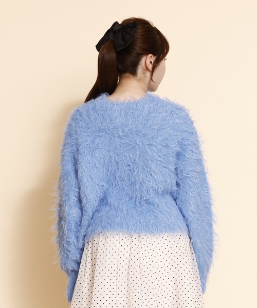 REDYAZEL（レディアゼル）の「シャギーニット（ニット/セーター・レディース・オフホワイト/ブルー/ミント・FREE）」の21枚目の写真