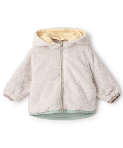 petit main（プティマイン）の「リバーシブル切替ブルゾン（ナイロンジャケット・キッズ・レッド/ベージュ/ネイビー・80ｃｍ/90cm/100cm/110cm/120cm/130cm）」の9枚目の写真