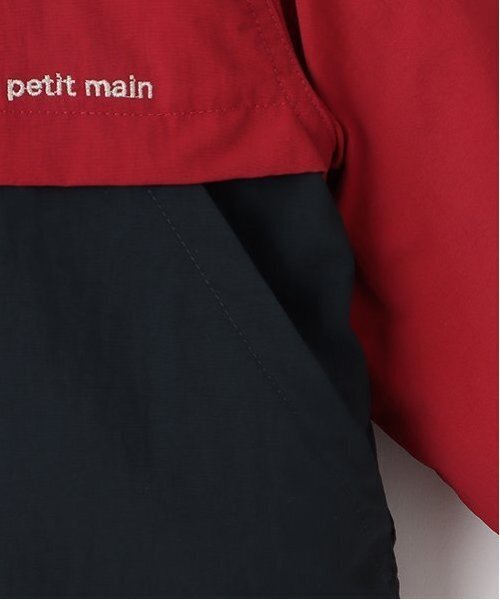petit main（プティマイン）の「リバーシブル切替ブルゾン（ナイロンジャケット・キッズ・レッド/ベージュ/ネイビー・80ｃｍ/90cm/100cm/110cm/120cm/130cm）」の16枚目の写真