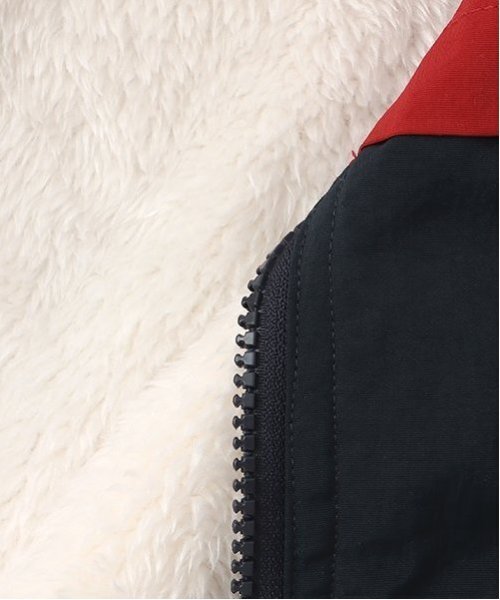 petit main（プティマイン）の「リバーシブル切替ブルゾン（ナイロンジャケット・キッズ・レッド/ベージュ/ネイビー・80ｃｍ/90cm/100cm/110cm/120cm/130cm）」の21枚目の写真
