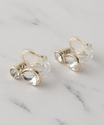 SHOO・LA・RUE | 【クリップイヤリング】ビジュードロップ型(イヤリング)