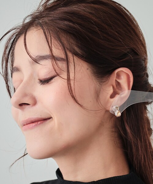 SHOO・LA・RUE（シューラルー）の「【クリップイヤリング】ビジュードロップ型（イヤリング・レディース・ピンクゴールド/ゴールド/シルバー・00）」の9枚目の写真