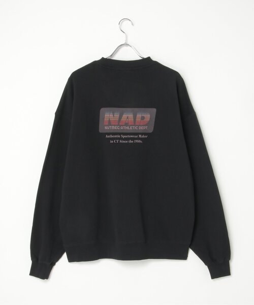 NO NEED（ノーニード）の「【NUTMEG/ナツメグ】NADクルースウェット（スウェット・メンズ・オフホワイト/グレー/ネイビー/チャコール/ブラック・L/M）」の6枚目の写真
