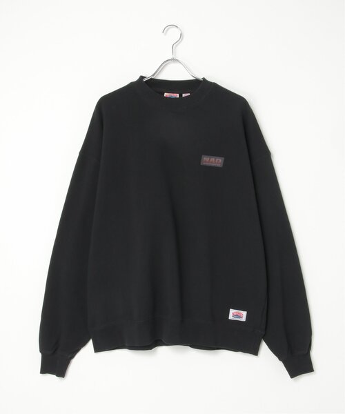 NO NEED（ノーニード）の「【NUTMEG/ナツメグ】NADクルースウェット（スウェット・メンズ・オフホワイト/グレー/ネイビー/チャコール/ブラック・L/M）」の7枚目の写真