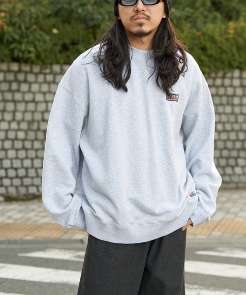 NO NEED（ノーニード）の「【NUTMEG/ナツメグ】NADクルースウェット（スウェット・メンズ・オフホワイト/グレー/ネイビー/チャコール/ブラック・L/M）」の3枚目の写真