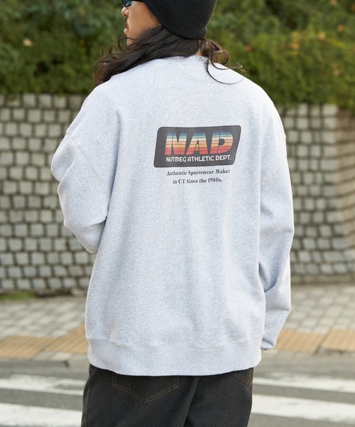 NO NEED（ノーニード）の「【NUTMEG/ナツメグ】NADクルースウェット（スウェット・メンズ・オフホワイト/グレー/ネイビー/チャコール/ブラック・L/M）」の21枚目の写真