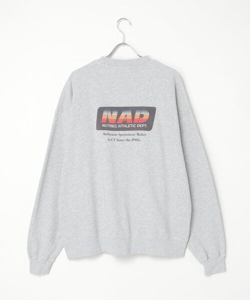 NO NEED（ノーニード）の「【NUTMEG/ナツメグ】NADクルースウェット（スウェット・メンズ・オフホワイト/グレー/ネイビー/チャコール/ブラック・L/M）」の16枚目の写真