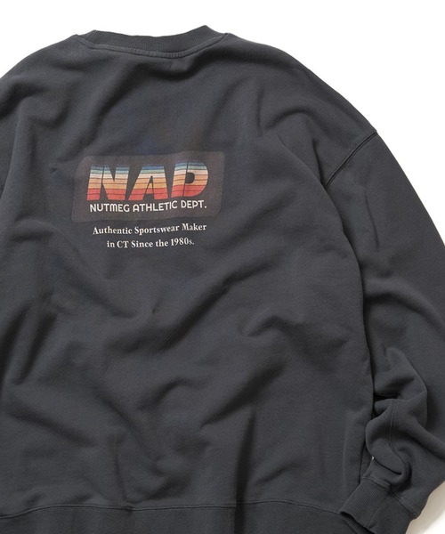 NO NEED（ノーニード）の「【NUTMEG/ナツメグ】NADクルースウェット（スウェット・メンズ・オフホワイト/グレー/ネイビー/チャコール/ブラック・L/M）」の18枚目の写真