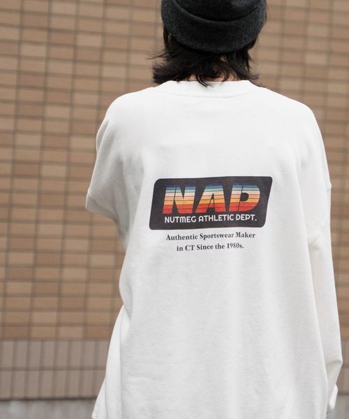 NO NEED（ノーニード）の「【NUTMEG/ナツメグ】NADクルースウェット（スウェット・メンズ・オフホワイト/グレー/ネイビー/チャコール/ブラック・L/M）」の18枚目の写真