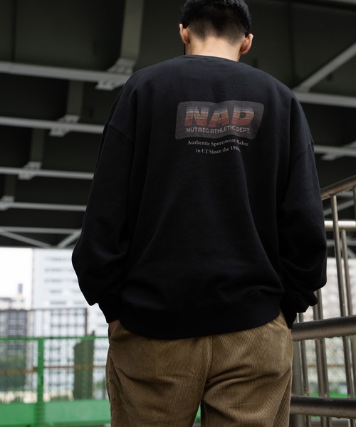 NO NEED（ノーニード）の「【NUTMEG/ナツメグ】NADクルースウェット（スウェット・メンズ・オフホワイト/グレー/ネイビー/チャコール/ブラック・L/M）」の19枚目の写真