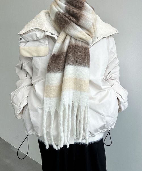 orimi 23ss シャギーフーディーマフラー orimi 23ss シャギーフーディーマフラー orimi 23ss シャギー