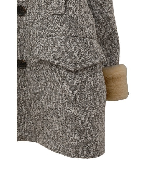 ジャケット・アウター CLANE BOA COLLAR MILITARY COAT CLANE(クラネ)のBOA COLLAR MILITARY COAT通販 | 集英社HAPPY