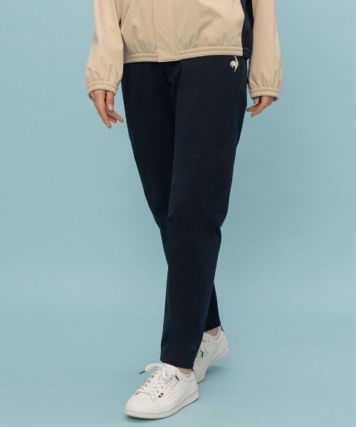 le coq sportif(ルコックスポルティフ)の「ルコックスポルティフ ストレッチボンディングフリースパンツ(その他パンツ・レディース・ネイビー・S/M/L/XL)」の1枚目の写真