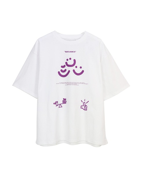 moyan ecri(モヤン エクリ)の「<moyan ecri>メッセージプリントTシャツmessage illustration Tshirt(Tシャツ/カットソー・レディース・ピンク系その他/グレー系その他/ピンク/ホワイト/ホワイト系その他・FREE)」の17枚目の写真
