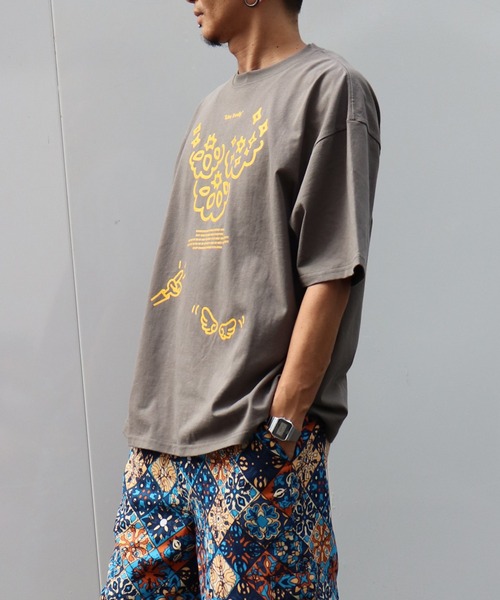 moyan ecri(モヤン エクリ)の「<moyan ecri>メッセージプリントTシャツmessage illustration Tshirt(Tシャツ/カットソー・レディース・ピンク系その他/グレー系その他/ピンク/ホワイト/ホワイト系その他・FREE)」の9枚目の写真