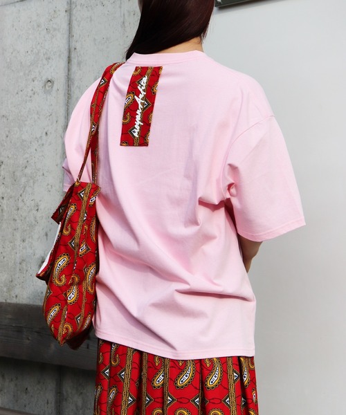 moyan ecri(モヤン エクリ)の「<moyan ecri>メッセージプリントTシャツmessage illustration Tshirt(Tシャツ/カットソー・レディース・ピンク系その他/グレー系その他/ピンク/ホワイト/ホワイト系その他・FREE)」の12枚目の写真