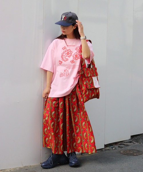 moyan ecri(モヤン エクリ)の「<moyan ecri>メッセージプリントTシャツmessage illustration Tshirt(Tシャツ/カットソー・レディース・ピンク系その他/グレー系その他/ピンク/ホワイト/ホワイト系その他・FREE)」の14枚目の写真