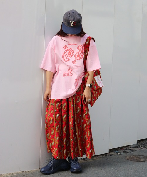 moyan ecri(モヤン エクリ)の「<moyan ecri>メッセージプリントTシャツmessage illustration Tshirt(Tシャツ/カットソー・レディース・ピンク系その他/グレー系その他/ピンク/ホワイト/ホワイト系その他・FREE)」の15枚目の写真