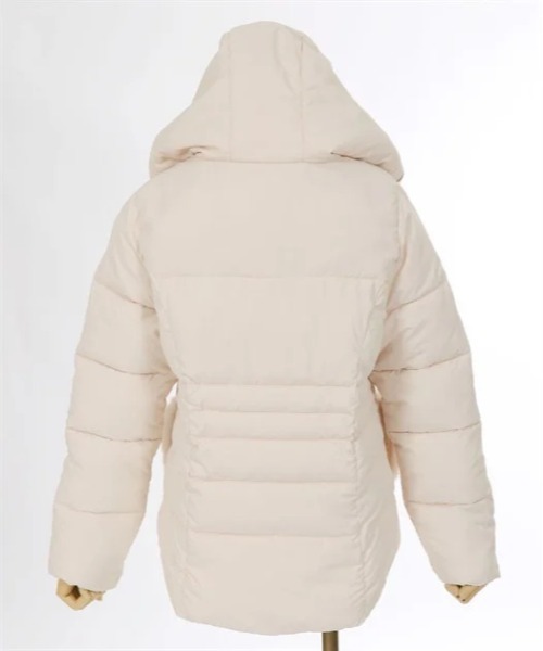 axes femme（アクシーズファム）の「ミドル丈中綿ダウンコート（ダウンジャケット/コート・レディース・キナリ/ブラック・MEDIUM/LARGE）」の9枚目の写真