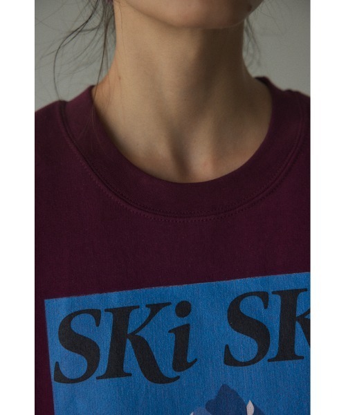 BLACK BY MOUSSY（ブラックバイマウジー）の「ski ski sweat tops(スキースキースウェットトップス)（スウェット・レディース・トップグレー/ボルドー・FREE）」の17枚目の写真