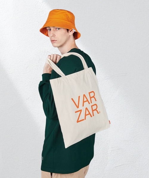 VARZAR(バザール)の「VARZAR LOGO エコバッグ(トートバッグ・メンズ・オレンジ系その他/グリーン/オレンジ/グリーン系その他/グリーン系その他2/オレンジ系その他2・FREE)」の5枚目の写真