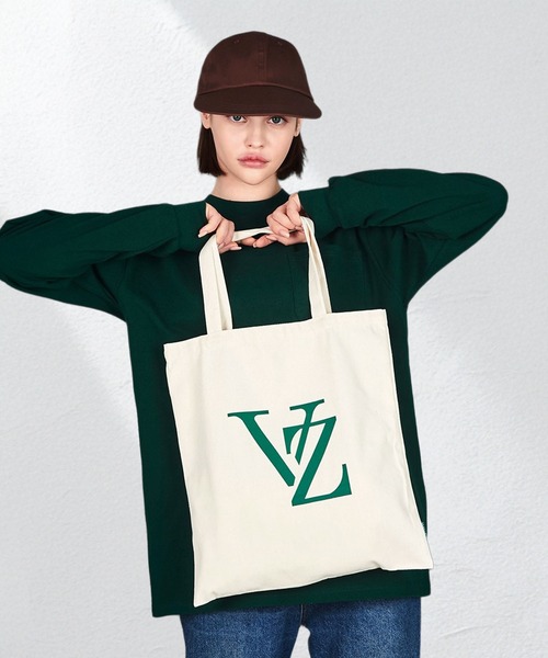 VARZAR(バザール)の「VARZAR LOGO エコバッグ(トートバッグ・メンズ・オレンジ系その他/グリーン/オレンジ/グリーン系その他/グリーン系その他2/オレンジ系その他2・FREE)」の1枚目の写真