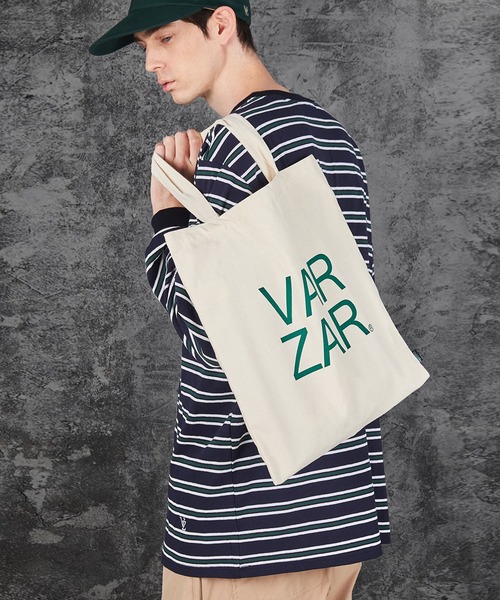VARZAR(バザール)の「VARZAR LOGO エコバッグ(トートバッグ・メンズ・オレンジ系その他/グリーン/オレンジ/グリーン系その他/グリーン系その他2/オレンジ系その他2・FREE)」の9枚目の写真