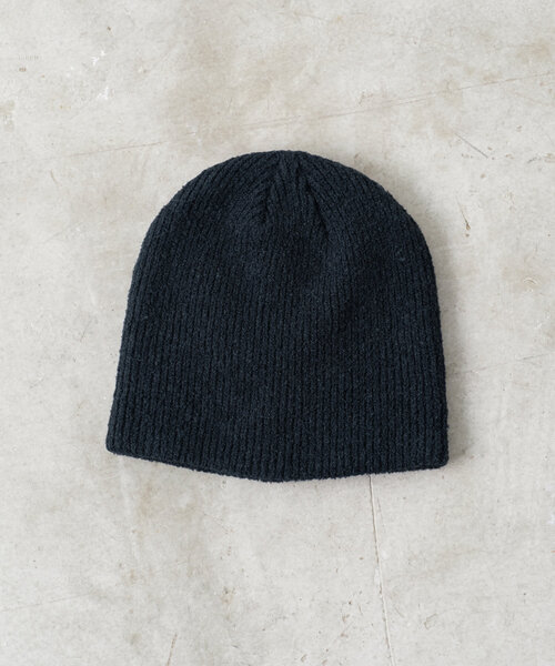 WHIMSIC（ウィムジック）の「【UNISEX】ブークレニットショートビーニー（ハット・レディース・ネイビー/ブラック/チャコールグレー・FREE）」の4枚目の写真