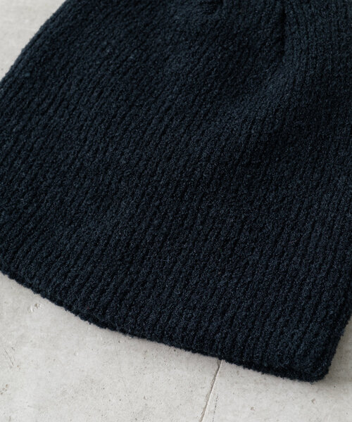 WHIMSIC（ウィムジック）の「【UNISEX】ブークレニットショートビーニー（ハット・レディース・ネイビー/ブラック/チャコールグレー・FREE）」の5枚目の写真