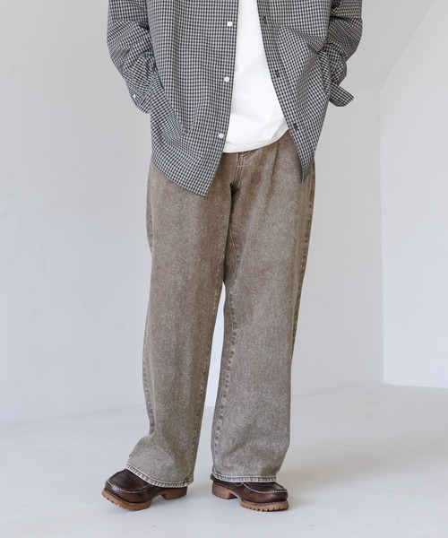 RAGEBLUE(レイジブルー)の「12オンス/ルーズフィットデニムバギーパンツ5P(デニムパンツ・メンズ・ネイビー/ライトブルー/グレー/ブルー/ブラウン/ホワイト・SMALL/MEDIUM/LARGE)」の14枚目の写真