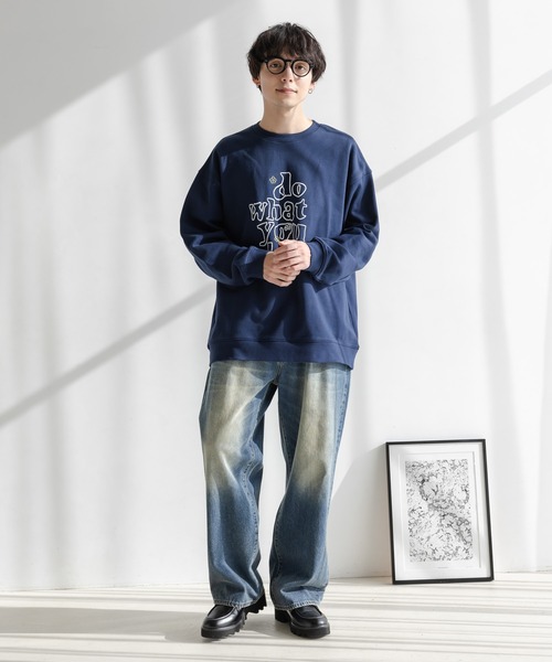 RAGEBLUE(レイジブルー)の「12オンス/ルーズフィットデニムバギーパンツ5P(デニムパンツ・メンズ・ネイビー/ライトブルー/グレー/ブルー/ブラウン/ホワイト・SMALL/MEDIUM/LARGE)」の16枚目の写真