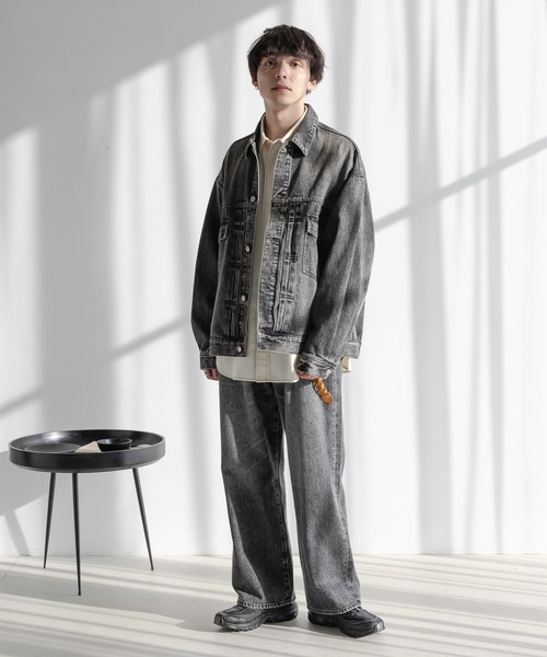 RAGEBLUE(レイジブルー)の「12オンス/ルーズフィットデニムバギーパンツ5P(デニムパンツ・メンズ・ネイビー/ライトブルー/グレー/ブルー/ブラウン/ホワイト・SMALL/MEDIUM/LARGE)」の10枚目の写真