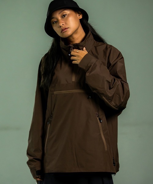 430(フォーサーティ)の「mj10488-PCBL ANORAK アノラックジャケット(その他アウター・メンズ・ブラウン/ブラック/カーキ・0/1/2/3)」の2枚目の写真
