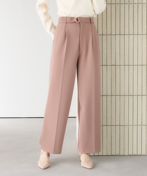 ストレッチストレートパンツ286211（スラックス）｜Andemiu（アンデミュウ） 7,920円