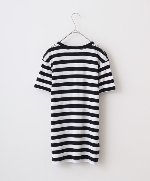 TRUSS(トラス)の「TRUSS ボーダーTシャツ(Tシャツ/カットソー・メンズ・ホワイト系/グレー系/ホワイト×ブラック/ホワイト×ネイビー・XL/S)」の10枚目の写真