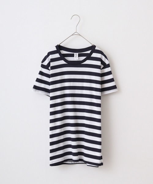 TRUSS(トラス)の「TRUSS ボーダーTシャツ(Tシャツ/カットソー・メンズ・ホワイト系/グレー系/ホワイト×ブラック/ホワイト×ネイビー・XL/S)」の6枚目の写真