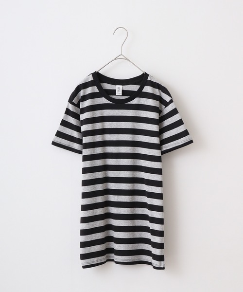 TRUSS(トラス)の「TRUSS ボーダーTシャツ(Tシャツ/カットソー・メンズ・ホワイト系/グレー系/ホワイト×ブラック/ホワイト×ネイビー・XL/S)」の7枚目の写真