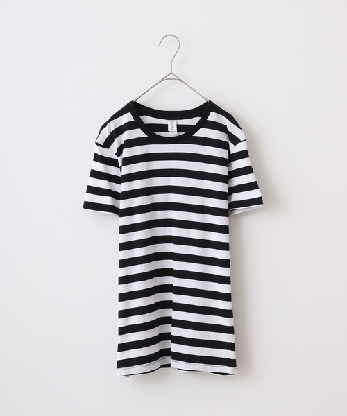 TRUSS(トラス)の「TRUSS ボーダーTシャツ(Tシャツ/カットソー・メンズ・ホワイト系/グレー系/ホワイト×ブラック/ホワイト×ネイビー・XL/S)」の5枚目の写真
