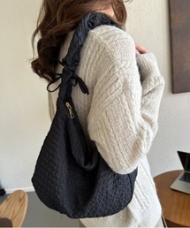 L LABEL（エルラベル）の「シャーリングドローコード付ショルダーバッグ（ショルダーバッグ）」