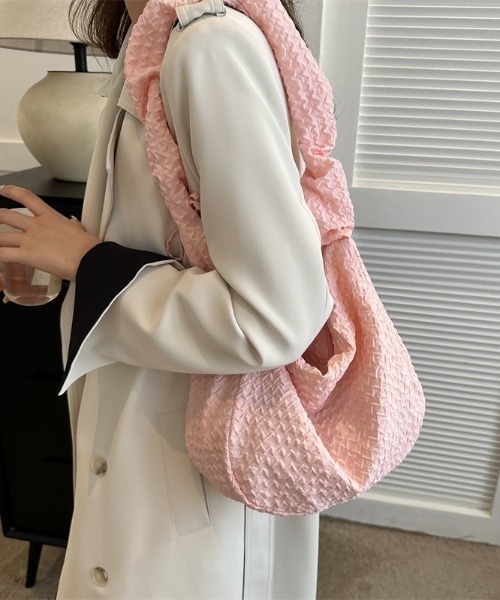L LABEL(エルラベル)の「シャーリングドローコード付ショルダーバッグ(ショルダーバッグ・レディース・ピンク/ホワイト/ミント/ブラック/ブルー・FREE)」の21枚目の写真