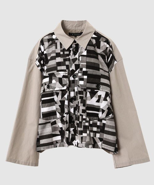 ANREALAGE（アンリアレイジ）の「PATCHWORK PRINT BROAD WIDE SHIRT（シャツ/ブラウス・レディース・その他2/その他1・48/46）」の2枚目の写真