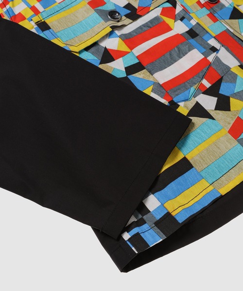 ANREALAGE（アンリアレイジ）の「PATCHWORK PRINT BROAD WIDE SHIRT（シャツ/ブラウス・レディース・その他2/その他1・48/46）」の6枚目の写真