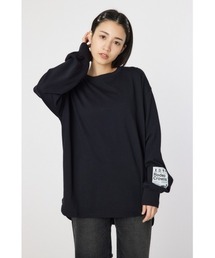 ネームパッチリラックスロングＴシャツ